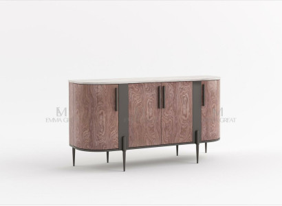 Designer Kommode Anrichte Side Low Board Schrank Sideboard Anrichte Schrank